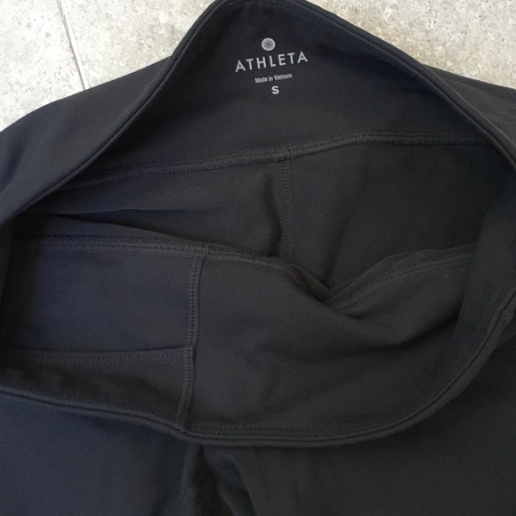 ATHLETA Leggings Reflective SideStripe Ankle Zip S - Picture 7 of 13